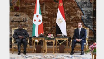 الرئيس السيسي ورئيس بوروندي 
