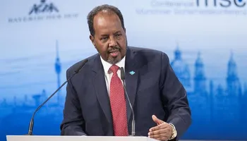  الرئيس الصومالي حسن شيخ محمود 