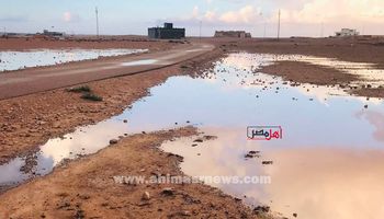 امطار غزيرة علي براني والنجيلة 