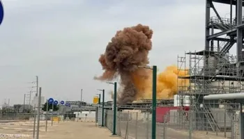 انفجار مصنع باسرائيل