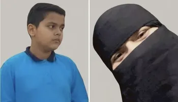الأم والطالب "آدم" 