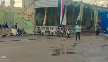 جانب من أعمال التطهير والتعقيم 
