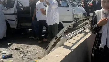 جانب من الحادث 