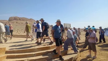 جانب من الزيارة 
