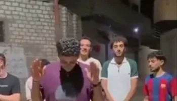 جانب من الفيديو المتداول 