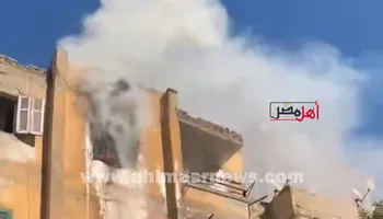 حريق شقة شارع دمنهور بالإسماعيلية 