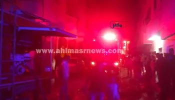 حريق في برج محمول بمطروح 