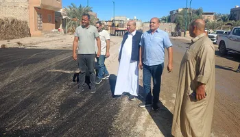 رفع كفاءة طرق سيوة 