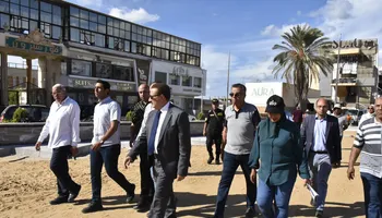 ساحة النصر تقترب من الاكتمال والافتتاح في ثوب حضاري جديد ببورسعيد