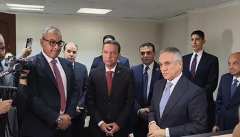 وزير العدل ومحافظ المنوفية 