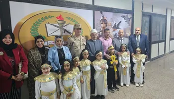 وفد منطقة الأزهر يزور المستشار العسكري للمحافظة 