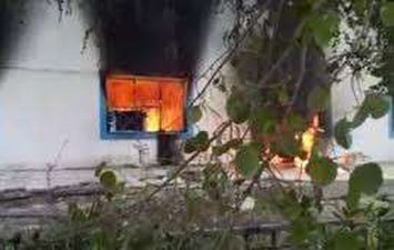   حرق مقر &quot;حركة الوفاء&quot; في محافظة النجف جنوبي البلاد.