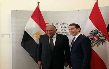 وزير الخارجية يلتقي وزير خارجية النمسا