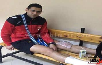 احمد عبدالعال لاعب الاهلي للطائرة