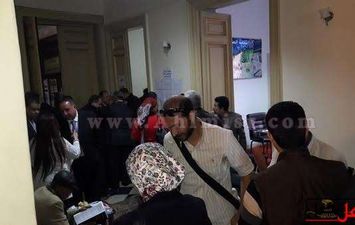 التصويت في انتخابات الصحفيين بالإسكندرية 