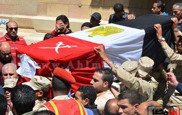 تشييع جثمان شهيد العريش