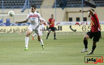 الزمالك يتقدم على طلائع الجيش 