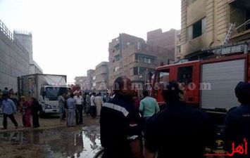 حريق مصنع بالمحلة 