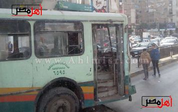 إصابة شخص بمدينة نصر صدمه أتوبيس نقل عام 