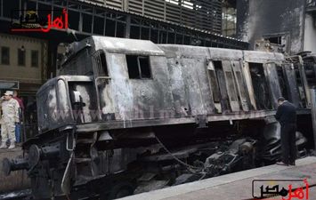 حريق محطة مصر