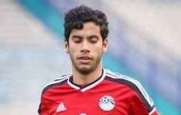 ناصر ماهر لاعب الفريق الأول لكرة القدم بالنادي الأهلي