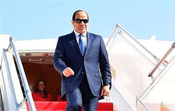 السيسي يغادر مطار القاهرة