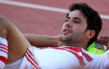 محمد إبراهيم بعد إصابته بكسر في شظية القدم