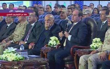 السيسي في افتتاح مشروعات بورسعيد وسيناء