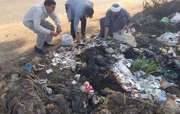 رفع مخلفات طبية وإرسالها للمحرقة بطنطا