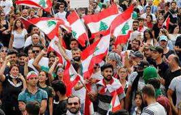 متظاهرى لبنان