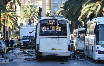 تفجير حافلة الأمن الرئاسي في تونس (أرشيفية)