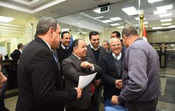 زيارة وزير المالية لمحافظة بورسعيد