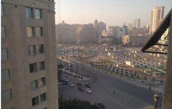 سيولة مرورية بميدان التحرير