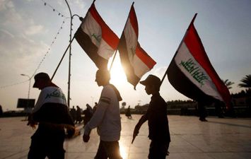 متظاهرون عراقيون 