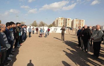 محافظ بني سويف يتفقد معسكر 58 التدريبي بشرق النيل 