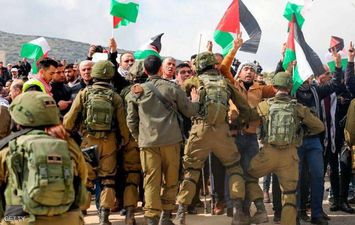 مواجهات بين الفلسطينيين والجيش الاسرائيلي 