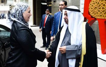 وزيرة التضامن في احتفال سفارة الكويت