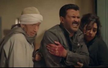 إصابة محمد رجب في مسلسل الاخ الكبير الحلقة 31
