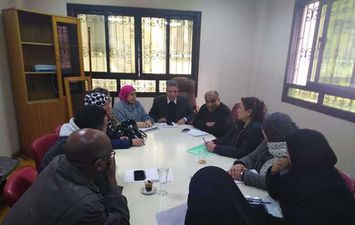 اجتماع اللجنة الوزارية بمديرية التضامن الاجتماعي بالإسكندرية