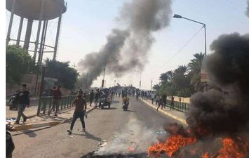 احتجاجات في ذي قار جنوب العراق (Sputnik )