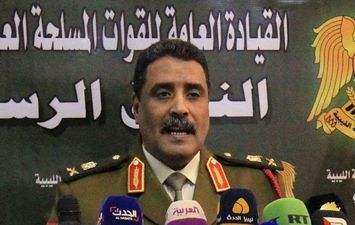 المتحدث الرسمي باسم الجيش الليبي اللواء أحمد المسماري (AFP )