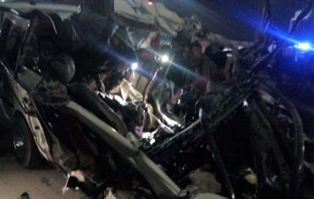 حادث طريق مطار القاهرة