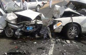 صورة ارشيفية لحادث سيارات