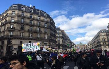 مظاهرات ضد قانون التقاعد في باريس (RT)