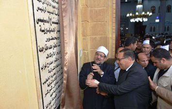 وزير الاوقاف يفتتح مسجد بالشرقية