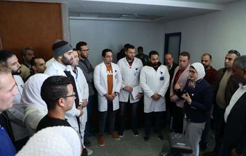 وزيرة الصحة تتفقد مستشفى أبورديس بجنوب سيناء