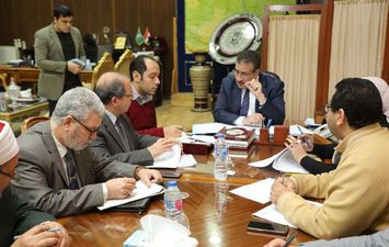 إجتماع محافظ المنوفية