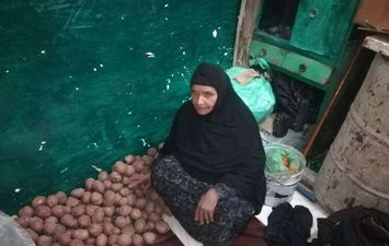 فايزة عويس ملكة البطاطس ببنى سويف 