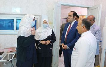 نائب محافظ المنوفية يتفقد مستشفى الشهداء