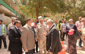 المنطقة الجنوبية العسكرية تبدأ في رفع كفاءة وتطوير عدد من مباني المدن الجامعية لجامعة أسيوط